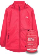 Neon pink Kinderregenjacke von Mac in a Sac
