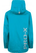 Neon türkis Kinder Regenjacke Flashy von Pro-X Elements 2