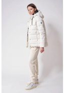 Off White wattierte Winterjacke Aike von Tantä 7