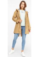 Ocker/beige Damenregenjacke Friese Traveby Fisher von Derbe 4