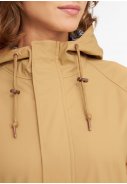 Ocker/beige Damenregenjacke Friese Traveby Fisher von Derbe 6