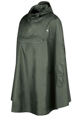 Olivgrün Unisex Regenponcho Haps von Bjornson