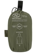 Olive Damen-Regenjacke Stow and Go von Highlander 6