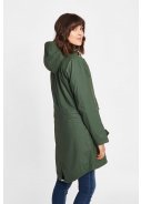 Olive Damenparka Friese Tidaholm mit Teddyfutter von Derbe 4