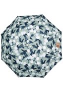 Grüner faltbarer Regenschirm mit Tulpen von Perletti 6