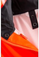 Orange/Dunkelblaue Hi-Vis Regenjacke von Lyngsøe Rainwear 4