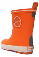 Orange Kinderregenstiefel aus Naturkautschuk von Druppies 3