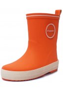 Orange Kinderregenstiefel aus Naturkautschuk von Druppies 4