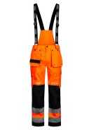 Orange/schwarze Hi-Vis Regenhose von Lyngsøe Rainwear