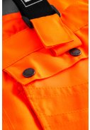 Orange/schwarze Hi-Vis Regenhose von Lyngsøe Rainwear 2