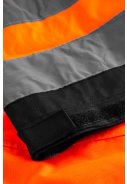 Orange/schwarze Hi-Vis Regenhose von Lyngsøe Rainwear 4