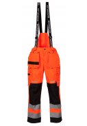 Orange/schwarze Hi-Vis Regenhose von Lyngsøe Rainwear