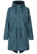 Orion blue Damenparka Friese Tidaholm mit Teddyfutter von Derbe