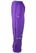 Lila Regenhose mit durchgehendem Reißverschluss von Hello Rain 2