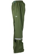 Grüne Regenhose mit durchgehendem Reißverschluss von Hello Rain 2