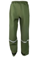Grüne Regenhose mit durchgehendem Reißverschluss von Hello Rain 3