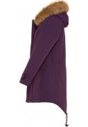 Violetter Winterparka "HafenCity® Coat - SoftLan® + Sorona®" von BMS 3