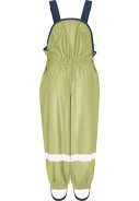 Pastell olive Regenhose / Latzhose von Playshoes 3