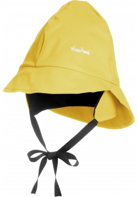 Playshoes Kinder Regenhut mit Ohrschützer gelb