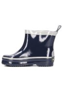 Dunkelblaue kurze Regenstiefel von Playshoes 4