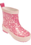 Rosa Dots kurzer Regenstiefel von Playshoes 2