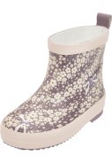 Violet kurzer Regenstiefel mit Blumen von Playshoes 2