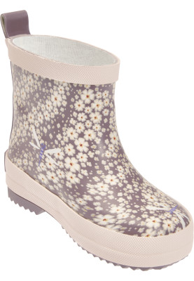 Violet kurzer Regenstiefel mit Blumen von Playshoes