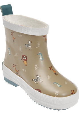 Braune kurzer Regenstiefel Wild Animalsvon Playshoes