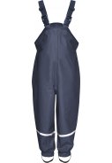 Dunkelblaue Regenlatzhose mit Textilfutte rvon Playshoes