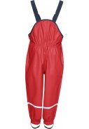 Rote Regenlatzhose mit Baumwollfutter von Playshoes 4