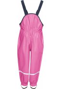 Pinkfarbene Regenlatzhose mit Baumwollfutter von Playshoes 3