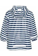 Playshoes Regenjacke dunkelblau/weiß gestreift 3