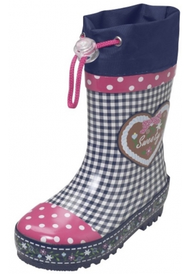 Playshoes Regenstiefel Landhausstil marine