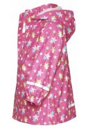 Playshoes Regenanzug rosa mit Sternen 4