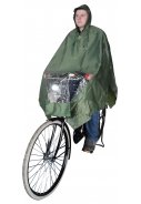 Khakifarbener Regenponcho Fahrrad von Hooodie
