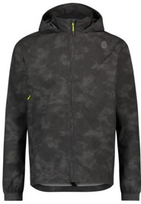 Reflektierende schwarze Herrenregenjacke Commuter Jacket von AGU