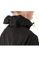 Reflektierende schwarz neongelbe Tech Damenregenjacke Commuter von AGU 9