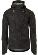 Reflektierende schwarze Herrenregenjacke Commuter von AGU 1