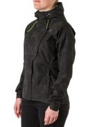 Reflektierende schwarze Damenregenjacke Commuter von AGU 5