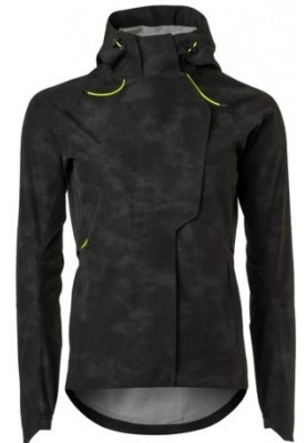 Reflektierende schwarze Damenregenjacke Commuter von AGU