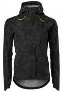 Reflektierende schwarze Damenregenjacke Commuter von AGU