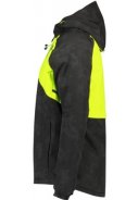 Reflektierende schwarz/neongelbe Winter Herrenjacke Commuter von AGU 3