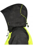 Reflektierende schwarz/neongelbe Winter Herrenjacke Commuter von AGU 8