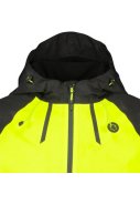 Reflektierende schwarz/neongelbe Winter Herrenjacke Commuter von AGU 10