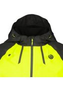 Reflektierende schwarz/neongelbe Winter Herrenjacke Commuter von AGU 5