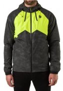 Reflektierende schwarz/neongelbe Winter Herrenjacke Commuter von AGU 12