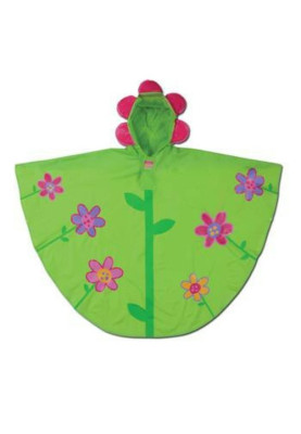 Regenponcho Blumen