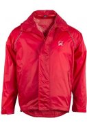 Rote atmungsaktive Regenjacke von Willex