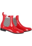 Rote Chelsea Regenstiefel von XQ Footwear 3