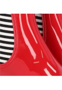 Rote Chelsea Regenstiefel von XQ Footwear 4